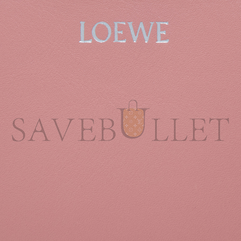 L0ew* KNOT COMPACT WALLET IN SHINY NAPPA CALFSKIN CEM1NCWX01 (11.4*8.5*3cm)